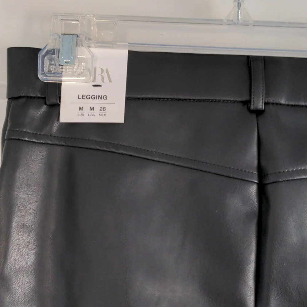 NWT Zara faux leather legging - Picture 8 of 9